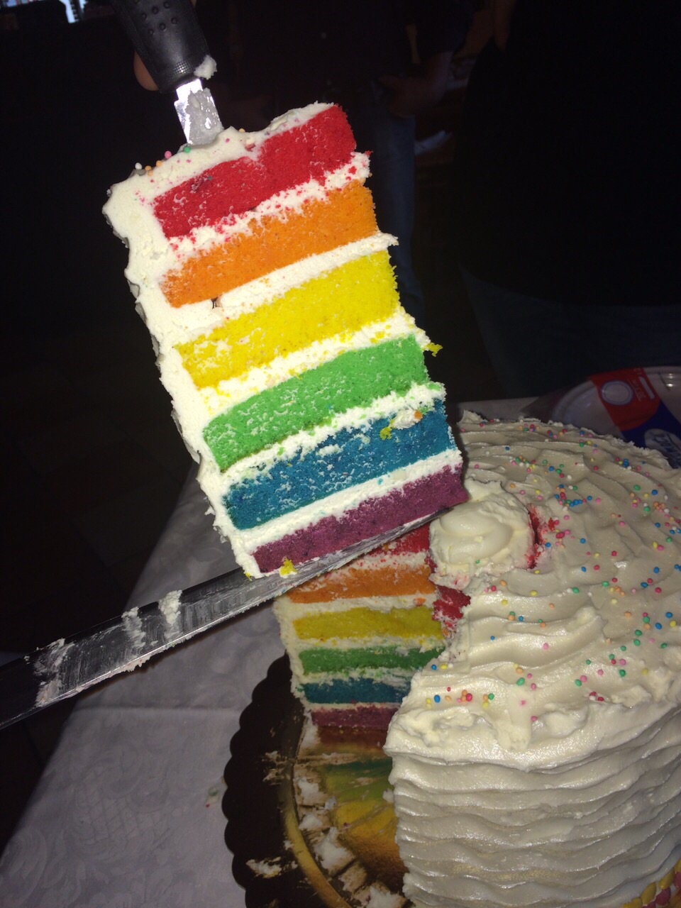 torta arcobaleno per bimbi